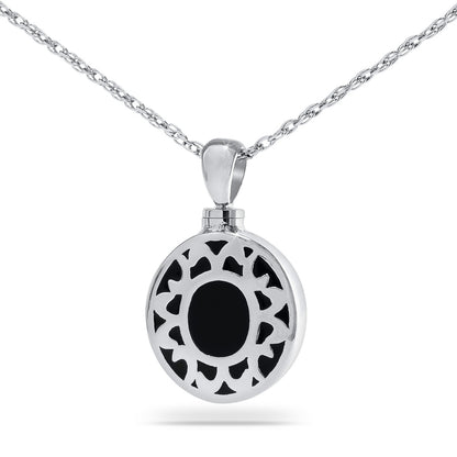 Elegant Circle Steel Keepsake